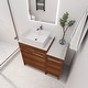 preview thumbnail 39 of 125, BNK 24/36/48/60 Inch Bathroom Vanity with Sink, Freestanding Bathroom Vanity with Soft Close Doors and Adjustable Shelf