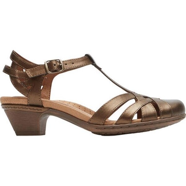 rockport cobb hill aubrey t strap sandal