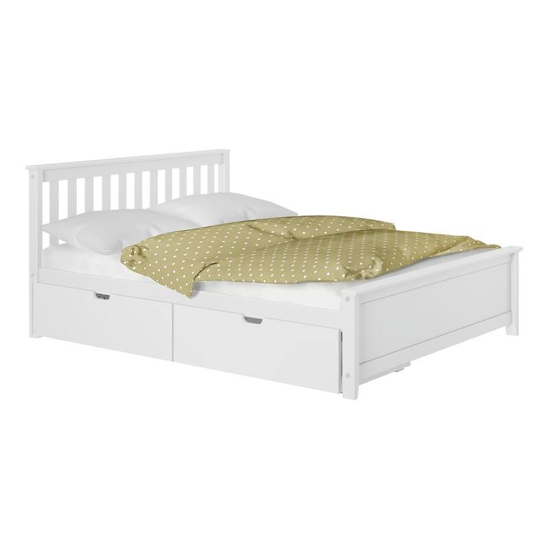 Max and Lily Queen Bed with Storage Drawers