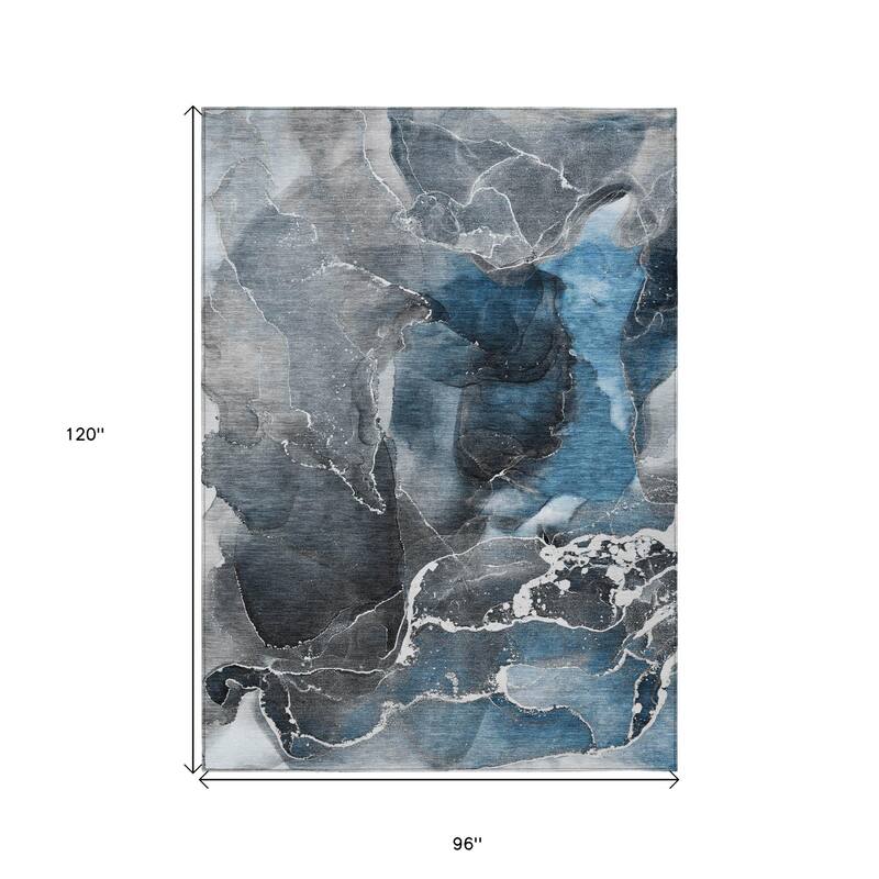 Bax Artistic Abstract Weather Resistant Modern Chic Outdoor Rug