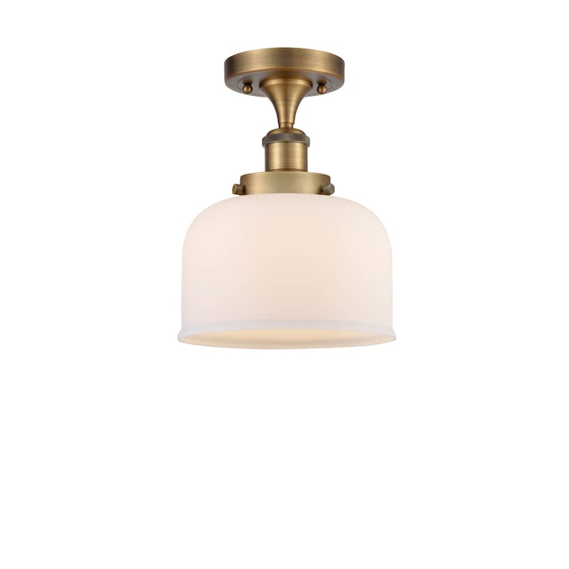 Innovations Lighting Ballston Urban Bell - 1 Light 8" Semi-Flush Mount
