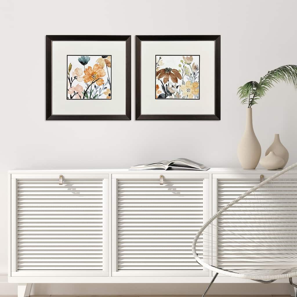 Paragon Wildflower Square Framed Art - Set of 2