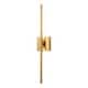 preview thumbnail 116 of 119, 1-Light Black/ Gold/ Nickel Modern Long Linear Strip Wall Sconce Dimmable LED Bathroom Vanity Light