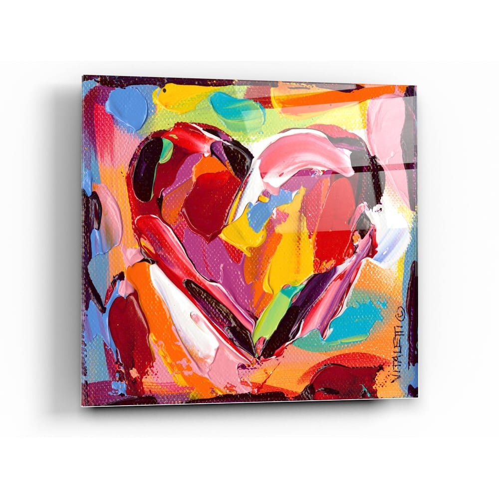 Epic Art 'Colorful Expressions I' by Carolee Vitaletti Acrylic Glass Wall Art