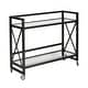 preview thumbnail 2 of 30, Holly Bar Cart in Blackened Bronze
