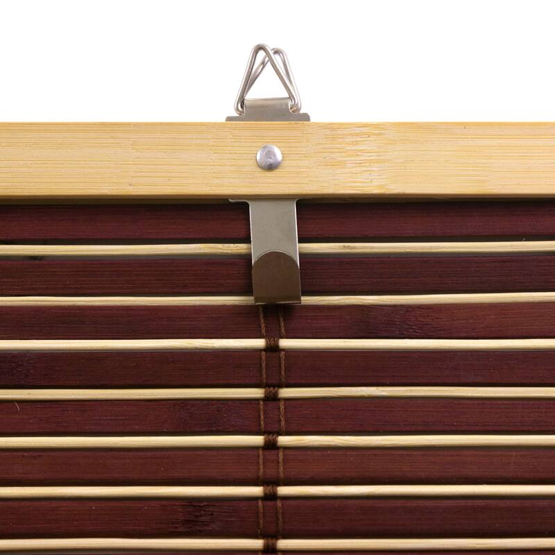 Bamboo Cordless Window Shade - Mahogany