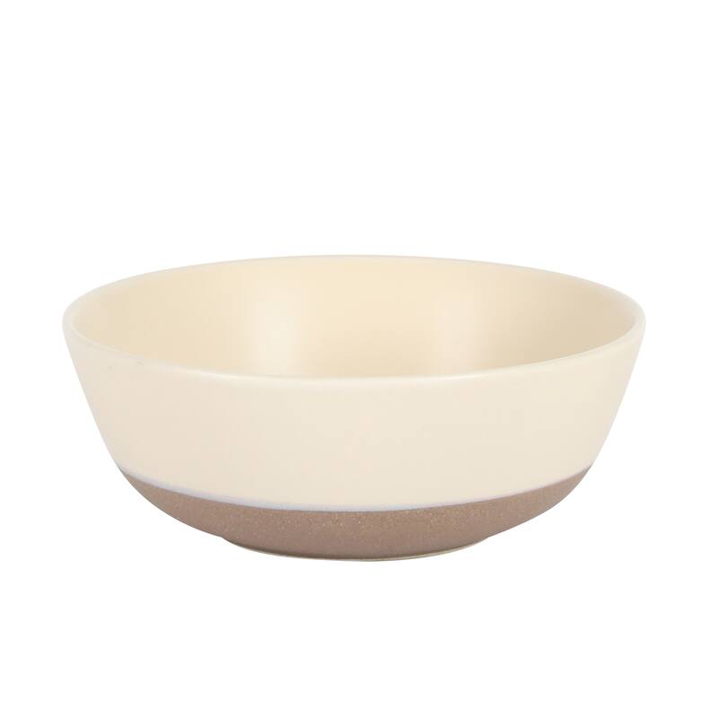 Gibson Elite Laguna Bliss 16 Piece Stoneware Reactive Glaze (Service for 4) Ceramic Plates and Bowls Dinnerware Set