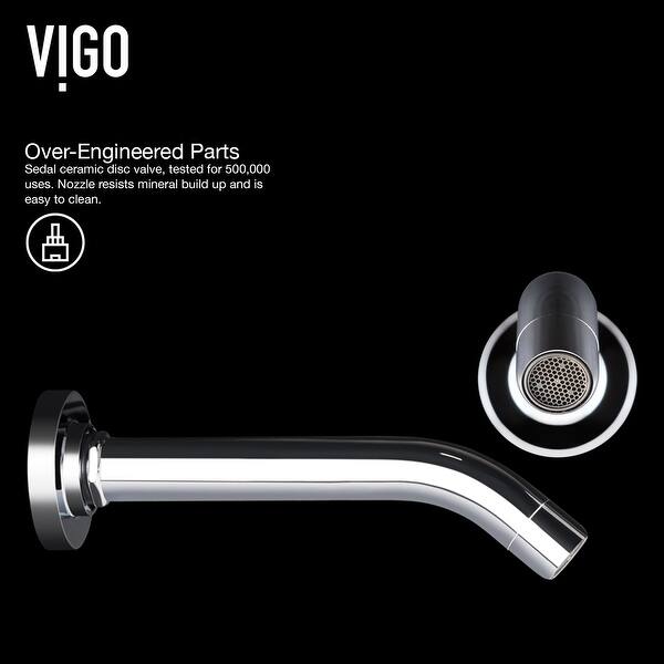 VIGO Olus Wall Mount Bathroom Faucet