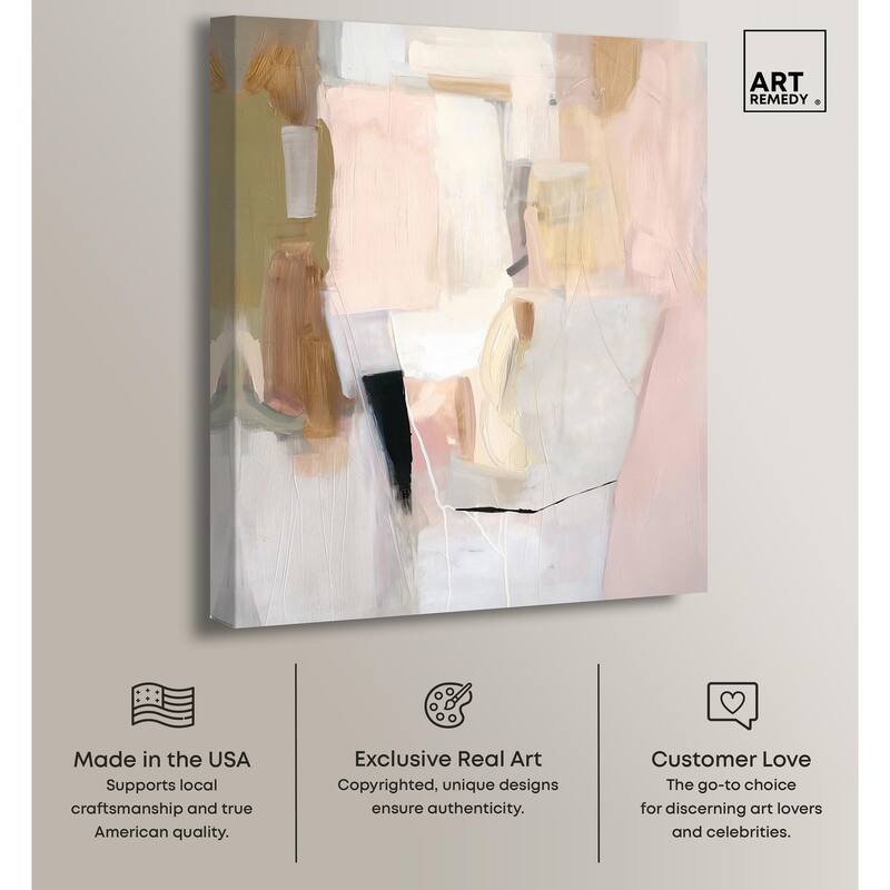 Pigment Flow II Canvas by Art Remedy, Gallery Wrapped