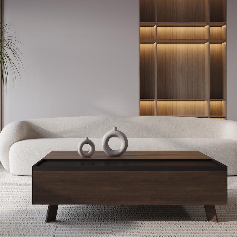 Convertible Storage Coffee Table with Lift Top and Storage