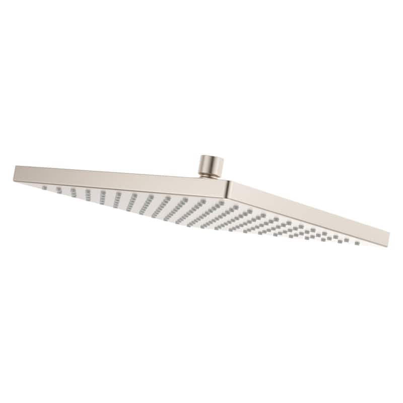 Pfister USH-04SHW Modern Square 1.75 GPM Single Function Rain Shower - Brushed Nickel