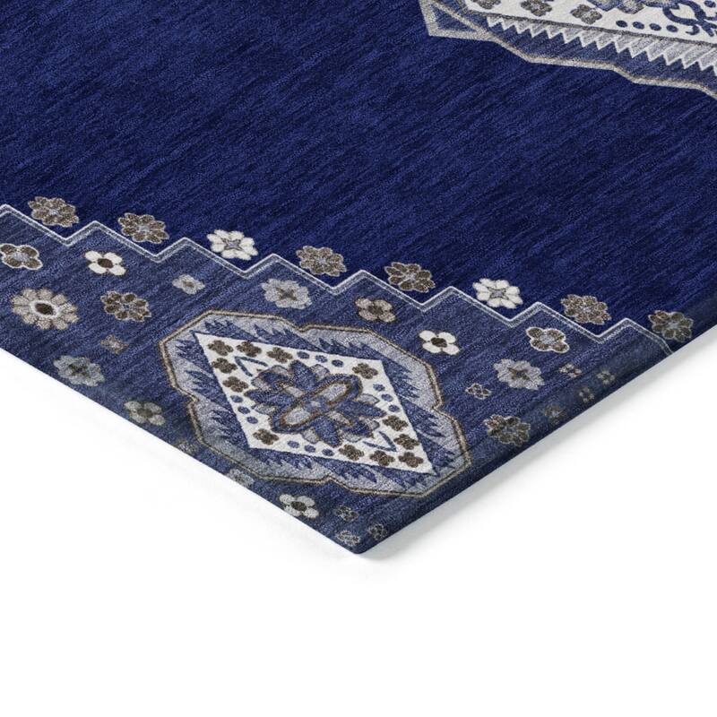 HomeRoots Oriental Traditional Rectangle Outdoor Rug