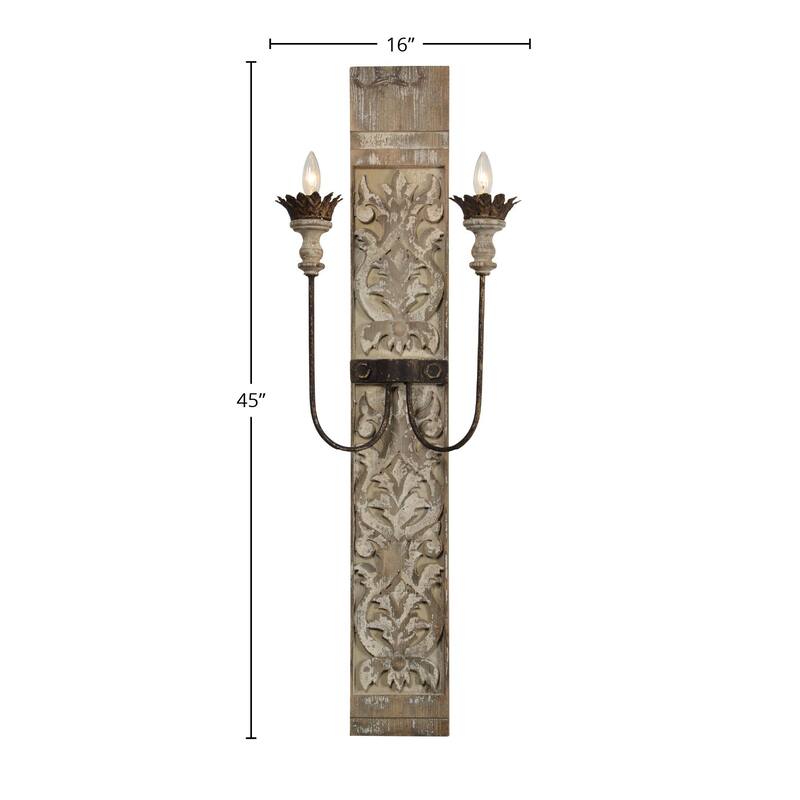 Piper Metal Wall Sconce, Natural