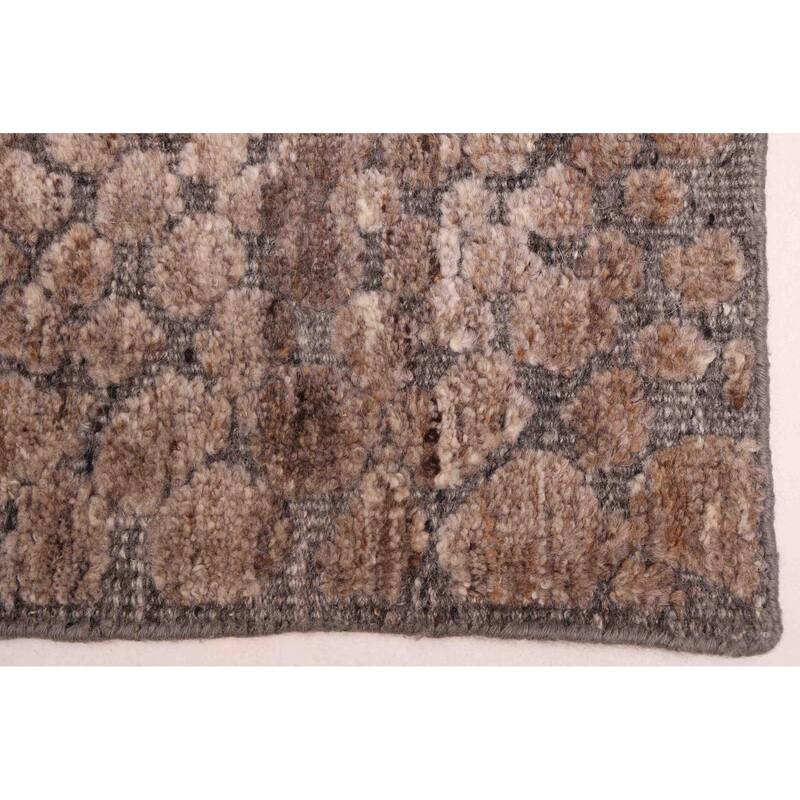 ECARPETGALLERY Hand-knotted Tangier Tan Wool Rug - 8'3 x 10'1