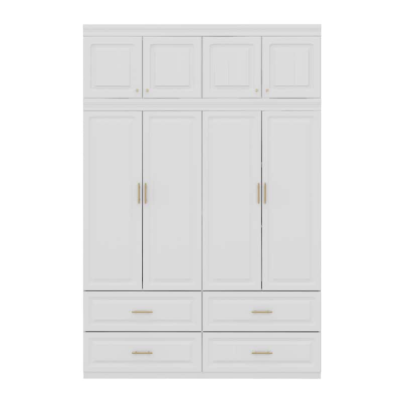 Closet Organizatin Armoires Wardrobes Hanging 4 Drawers Large Storage