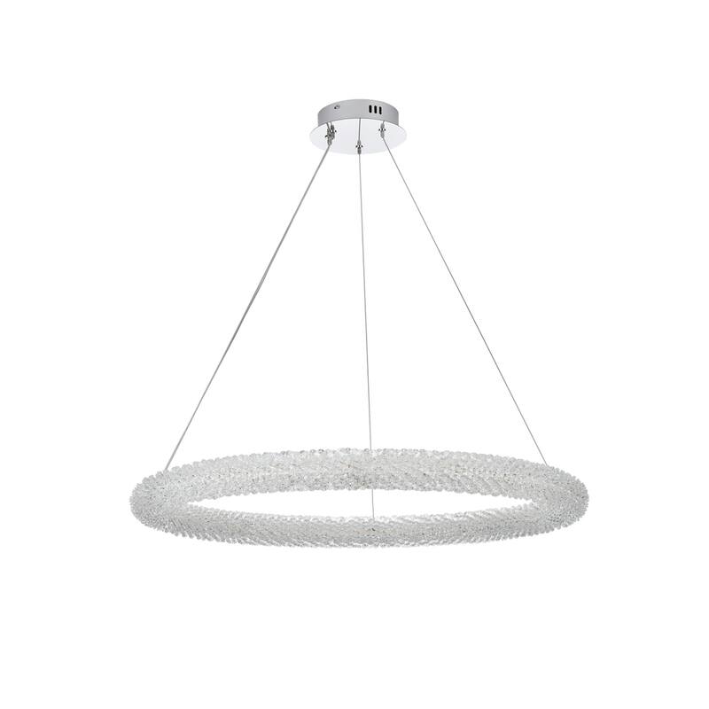 Indigo Home 32 inch Adjustable LED Chandelier