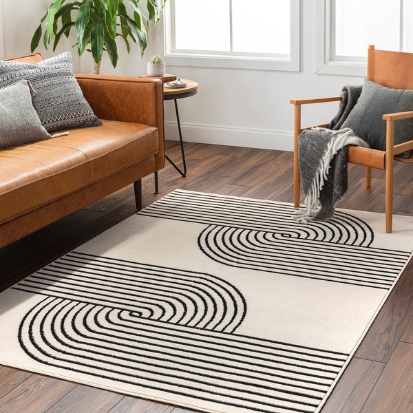 Momeni Simba Hand Tufted Wool Contemporary Area Rug - On Sale - Bed ...