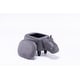 preview thumbnail 9 of 11, Animal Hippo Storage Upholstered Kids Ottoman