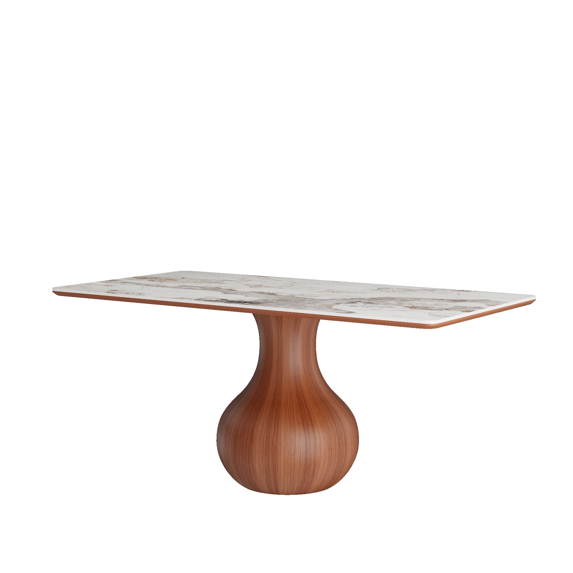 Mid-century Kitchen Table Dining Room Table 63"/71"