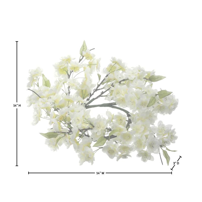 14" Cherry Blossom Wreath