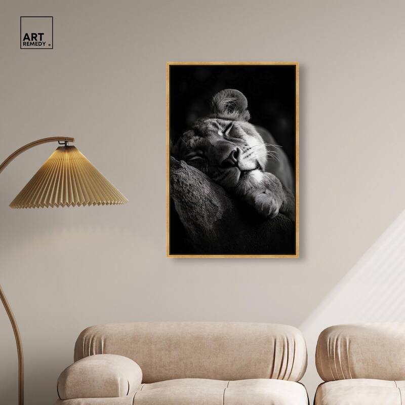 Resting Predator Canvas by Art Remedy