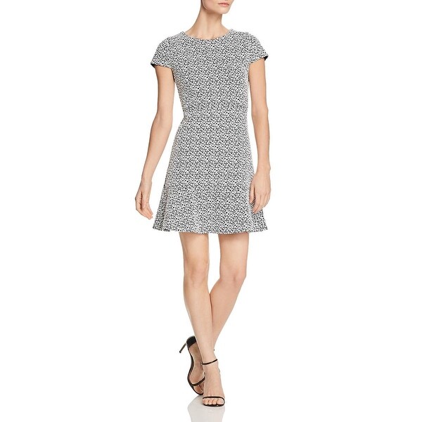 michael kors flounce dress