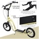 preview thumbnail 12 of 16, Adjustable Kids Kick Scooter with Dual Braking System, Inflatable Tires, and Durable Steel Frame - Suitable for Ages 5+
