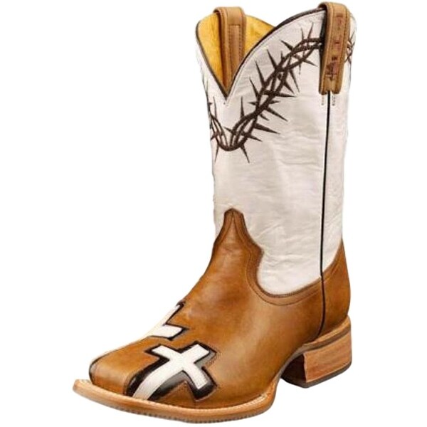 white cowboy boots for men