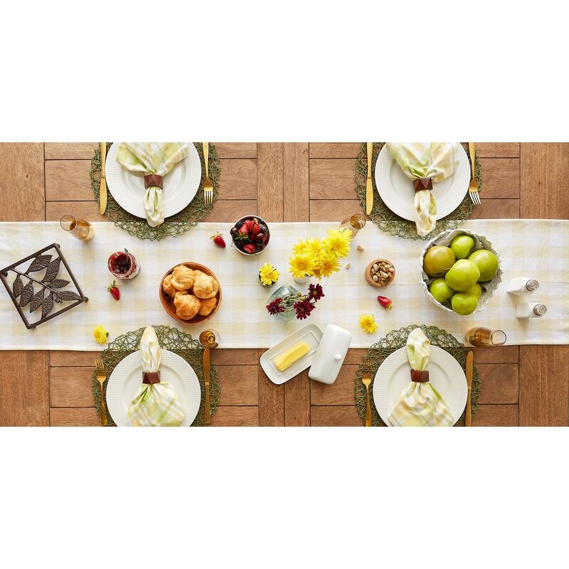 DII Heavyweight Fringed Table Runner