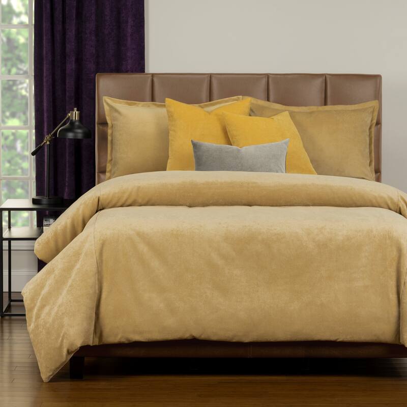 Mixology Padma 7 Piece Duvet Cover and Insert Set - Bronze - Full