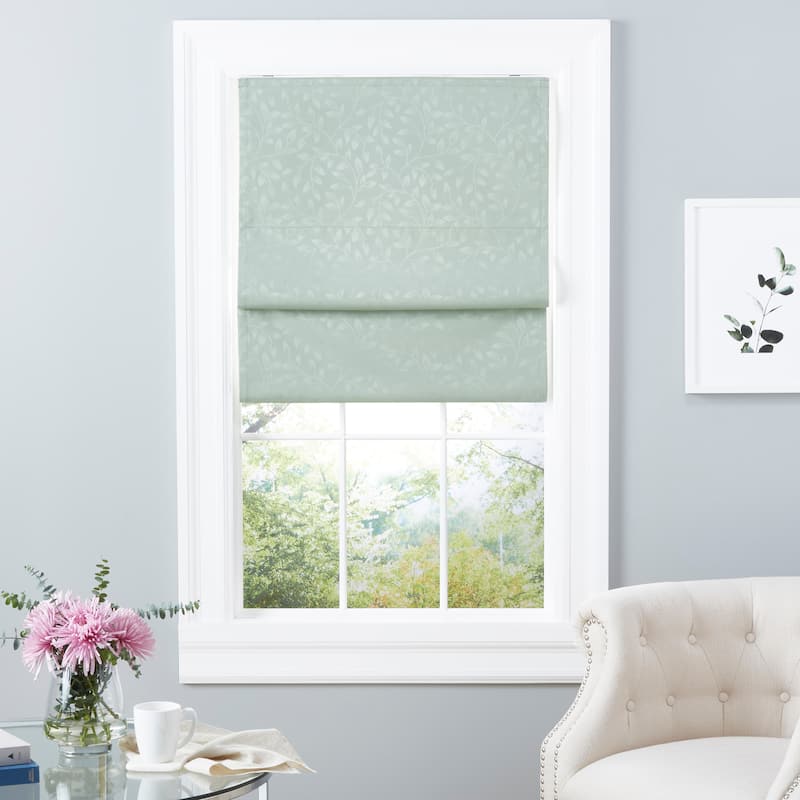 ATI Home Bolan Botanical Total Blackout Roman Shade