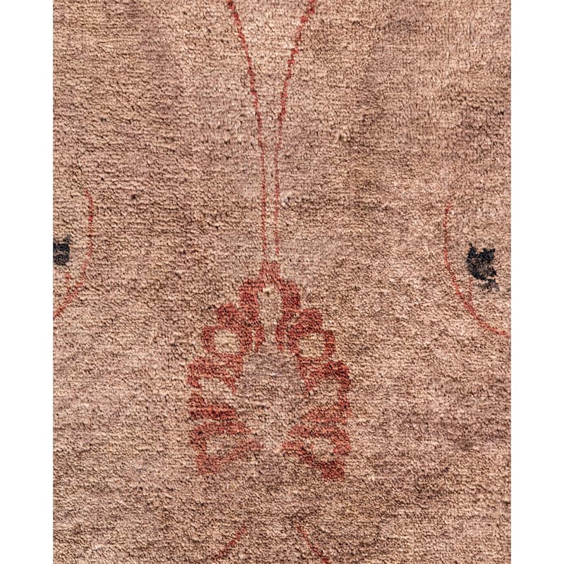 Overdyed One-of-a-Kind Hand-Knotted Area Rug - Brown - 8' 10" x 12' 6"