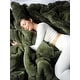 preview thumbnail 4 of 4, Chunky Bunny Yoga - Coma Inducer® Oversized Comforter - Chive