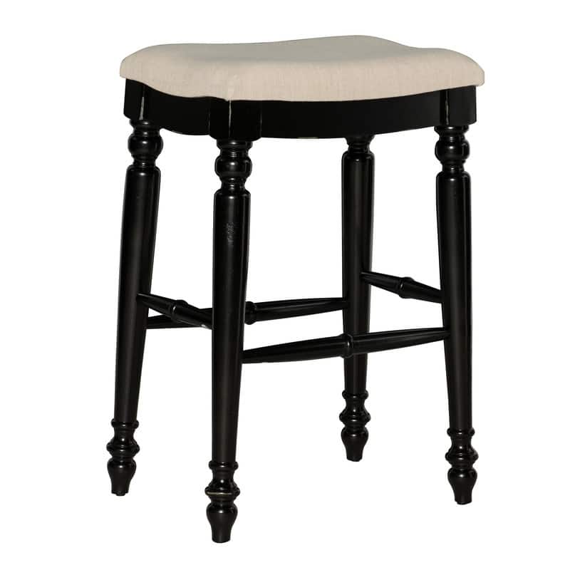 Katy Backless Bar Stool (Single) - Black