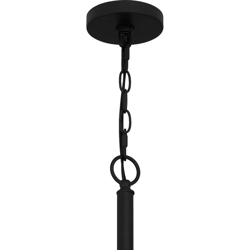 Abner 18-Light Matte Black Chandelier