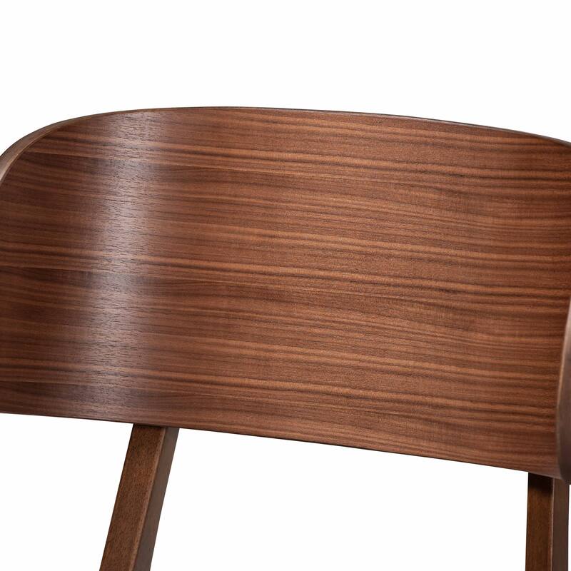 Alston Mid-Century Modern Wood Dining Chair Set (2PCs)