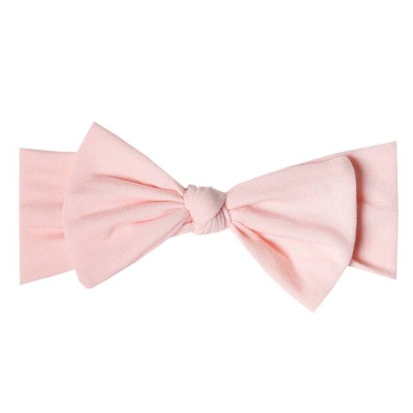 slide 2 of 2, Knit Headband Bow Blush