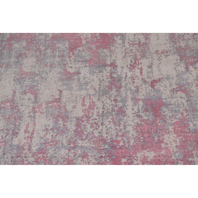 Abstract / Modern Area Rug Hand-Knotted Wool Carpet - 7'11"x 9'11"