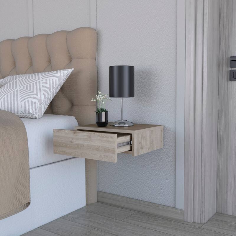 Nightstand Isola, Bedroom, Dark Brown,High quality and durable