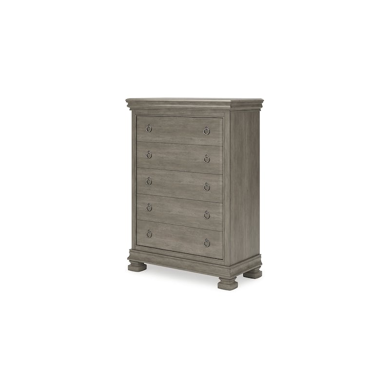 Signature Design by Ashley Lexorne Gray Chest of Drawers
