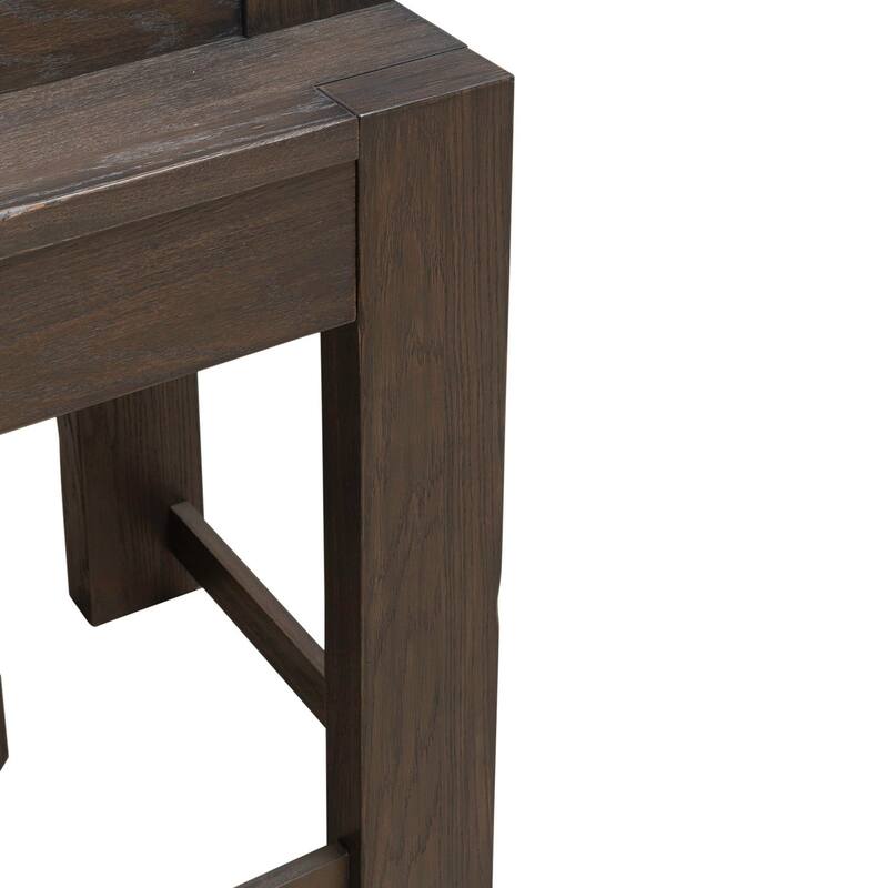 Liberty Furniture Lennox Hill Console Bar Table, Upholstered Swivel Console stools