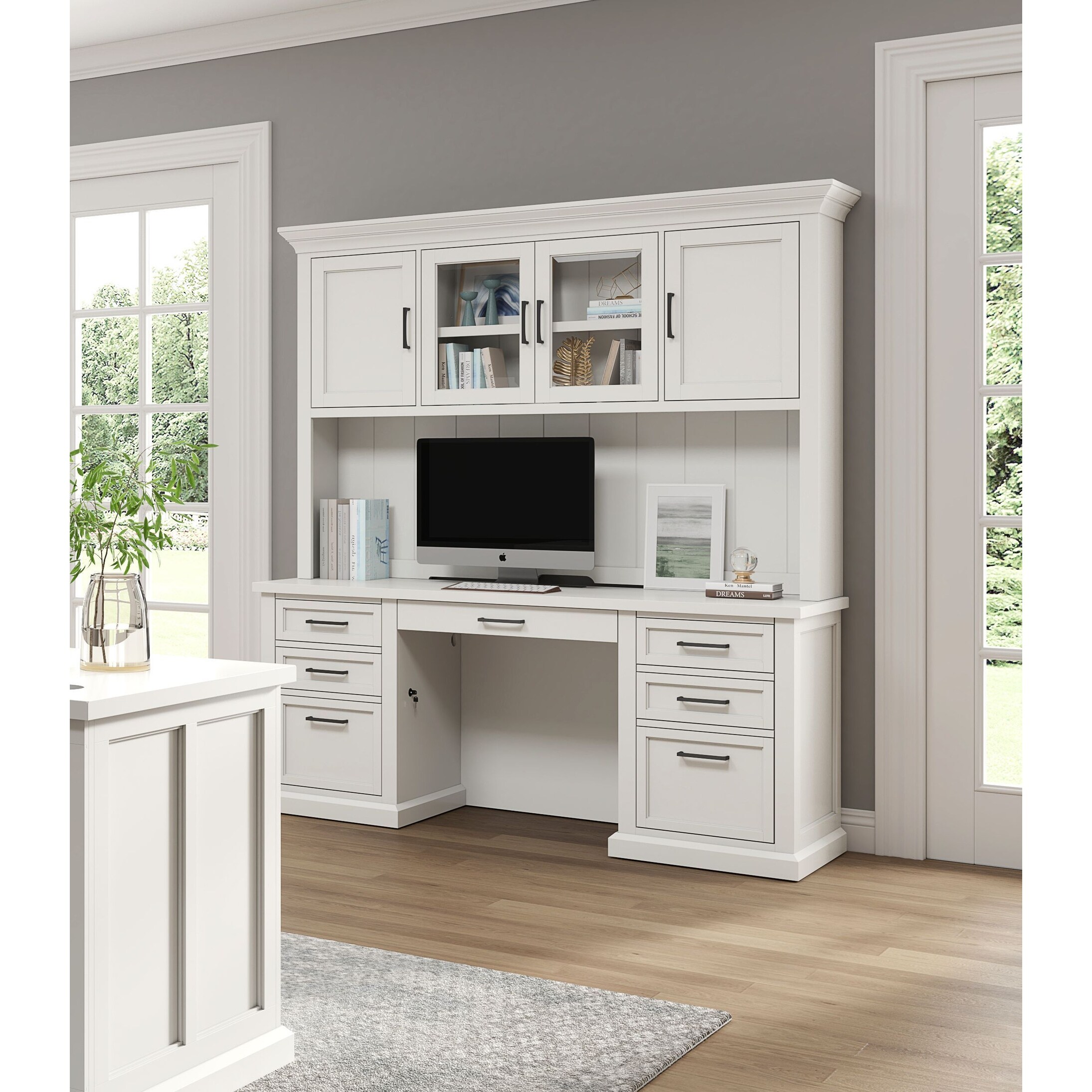 Modern credenza desk 2025