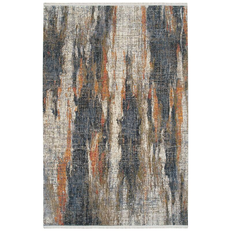 Artundra Multi Colored Machine Made Flatweave Indoor Area Rug
