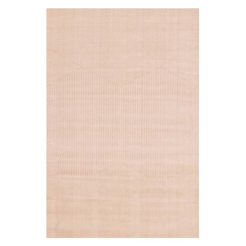 ECARPETGALLERY Hand Loomed Kashkuli Gabbeh Beige Wool Rug - 6'5 x 9'9