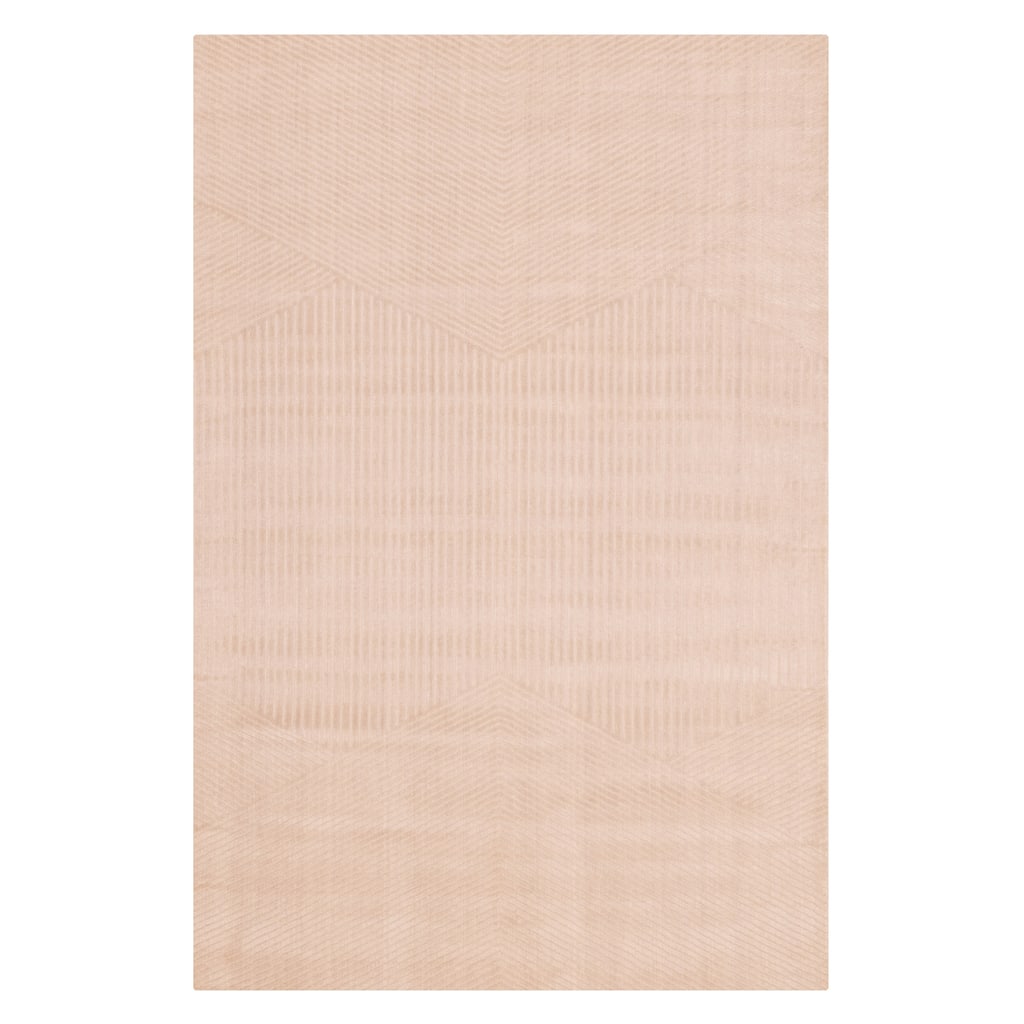 ECARPETGALLERY Hand Loomed Kashkuli Gabbeh Beige Wool Rug - 6'5 x 9'9