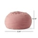 preview thumbnail 3 of 24, Newalla Modern Shearling 5-foot Bean Bag by Christopher Knight Home