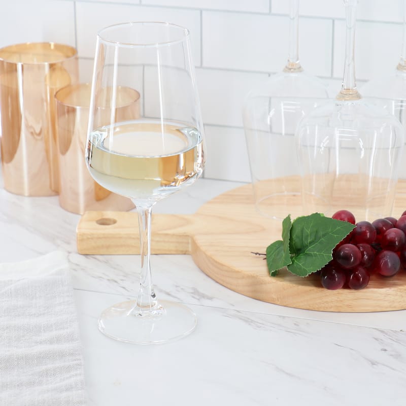 Gibson Home Belinni 4 Piece 15.4 Ounce Classic Wine Glass Set