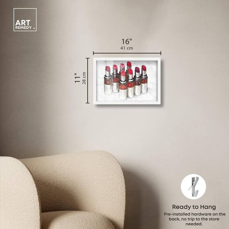 Doll Memories - Lipsticks 22 Shadowbox by Art Remedy