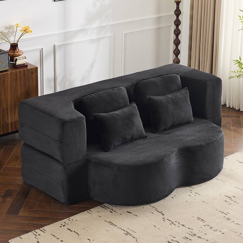 Luxury Sleeper Sofa Bed with Soft Cushion - Ultimate Comfort for Your Home