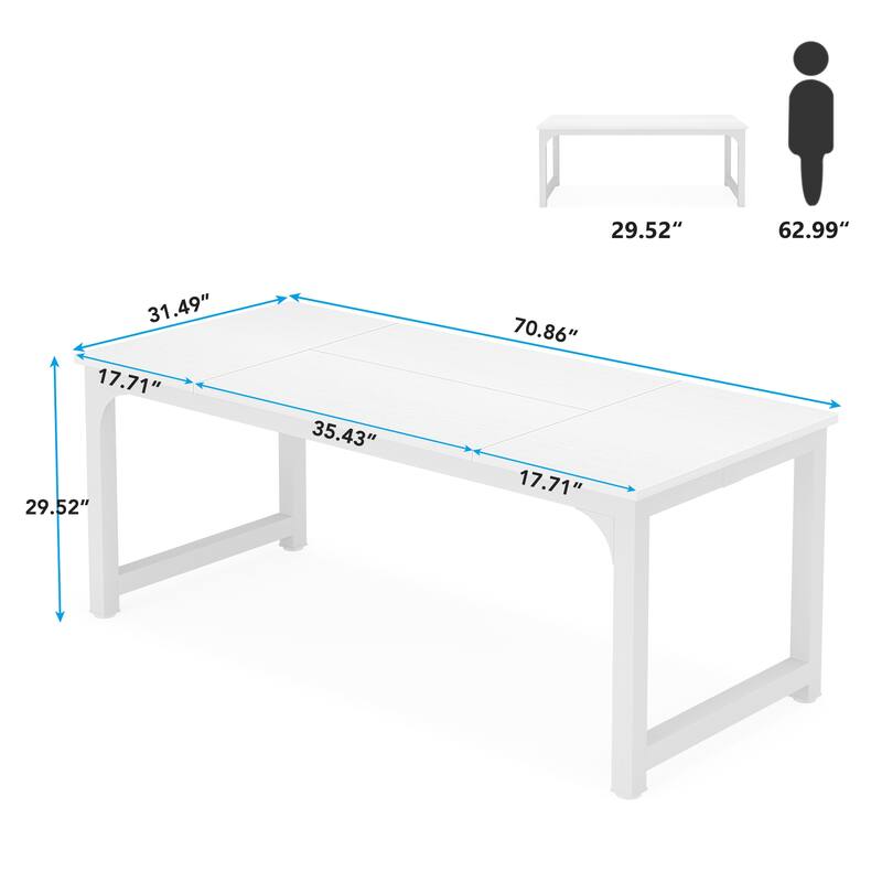 70.9" Rectangle Conference Meeting Table